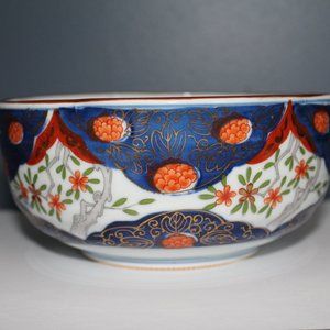 Vintage Japanese Arita Imari handpainted bowl